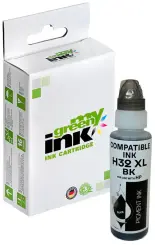 Alternativ Toner Tintenflasche für HP 1VV24AE / 32XL Schwarz Inhalt 100 ml  (My Green Toner) 