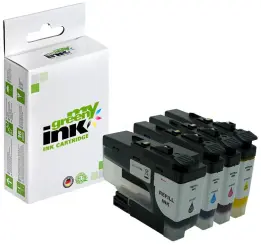 Kompatibel zu Brother LC3237VAL Multipack BK+C+M+Y (My Green) 