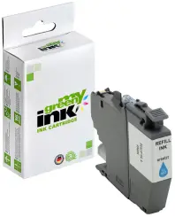 Alternativ Tintenpatrone für Brother LC-422C Cyan ca. 550 Seiten  (My Green Toner) 