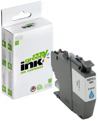 Alternativ Tintenpatrone für Brother LC-422XLC Cyan ca. 1.500 Seiten (My Green Toner) 