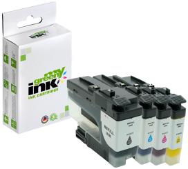 My Green Toner Tintenpatrone für Brother LC-427VAL Multipack BK+C+M+Y ca. 1 x 3.000 Seiten ca. 3 x 1.500 Seiten 