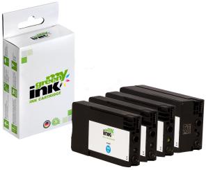 My Green Toner Tintenpatrone für HP 963XL 3YP35AE KIT(BK+C+M+Y) 1 x 2.000 Seiten 3 x 1.600 Seiten 