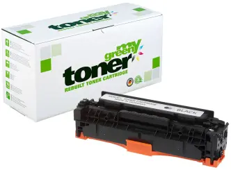 Kompatibel zu HP718BK CC530A Schwarz ca. 3.500 Seiten, (My Green) 