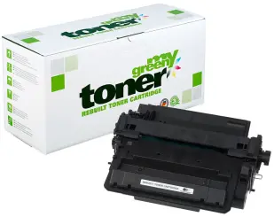 Kompatibel zu HP724H CE255X Schwarz ca. 12.500 Seiten, (My Green) 