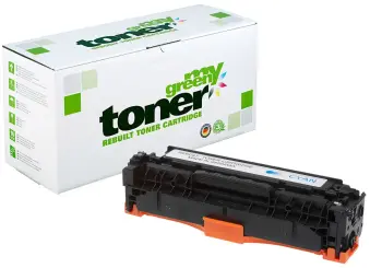 Alternativ Toner für HP CF381A Cyan ca. 2.700 Seiten  (My Green Toner) 