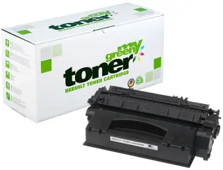 Kompatibel zu HP Q7553XHC Schwarz ca. 14.000 Seiten, (My Green) 