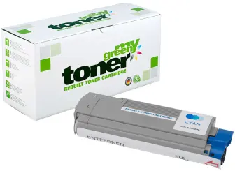 Kompatibel zu Oki 43324423HC CyanHC ca. 8.000 Seiten, (My Green) 