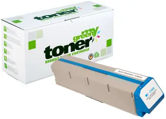 Alternativ Toner für Oki 45536507 Cyan ca. 38.000 Seiten  (My Green Toner) 