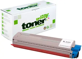 Alternativ Toner für Oki 46861308 Schwarz ca. 10.000 Seiten  (My Green Toner) 