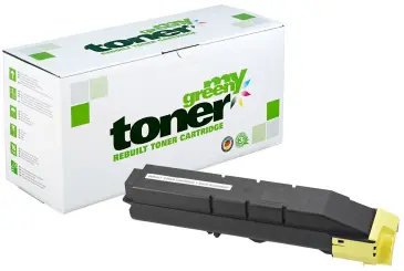 Alternativ Toner für Utax 654510016 Yellow ca. 20.000 Seiten  (My Green Toner) 